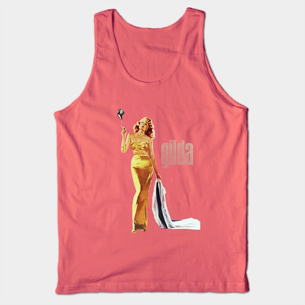 Gilda Movie Poster Tank Top by MovieFunTime